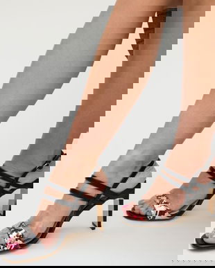 Sandale Bond Argintii