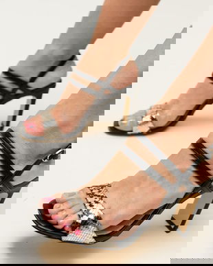 Sandale Bond Argintii 2