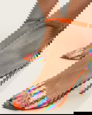 Sandale Oliver Portocalii