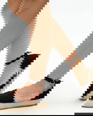 Espadrile Arissa Negre