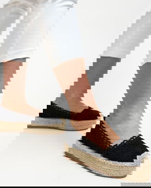 Espadrile Weber Negre