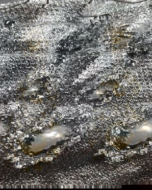 CERCEI MARQUISETTE CU PERLE SI STRASURI