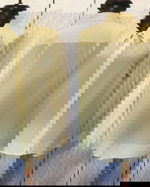 BLUZA MATASE NATURALA GALBEN VERNIL