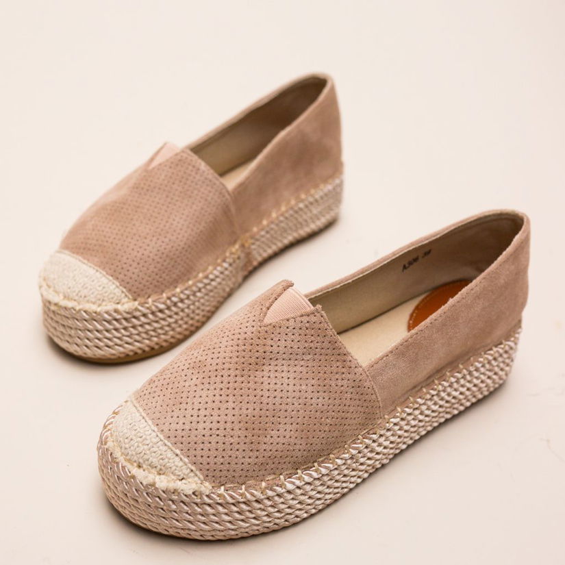 Espadrile Hexagon Bej