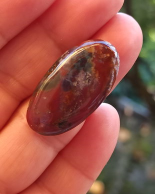 Inel din bloodstone si argint 925