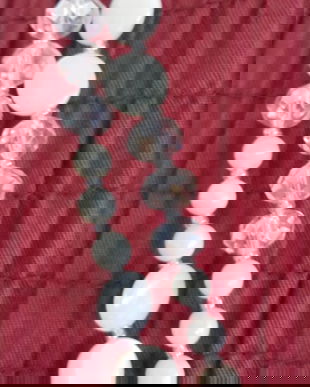 colier cu margele sidefate