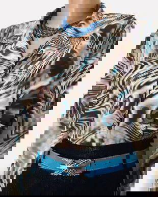 Bluza imprimeu elegant