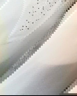 bluza voal brodat crem , No Name by Blackout , XS