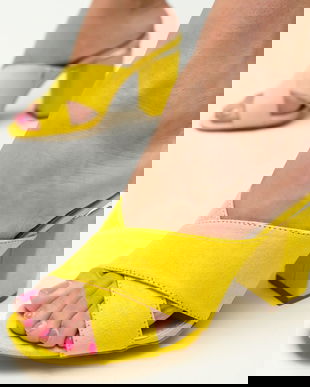 Sandale Alegra Galbene