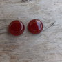 Cabochon agata, 15-16 mm (2 buc)