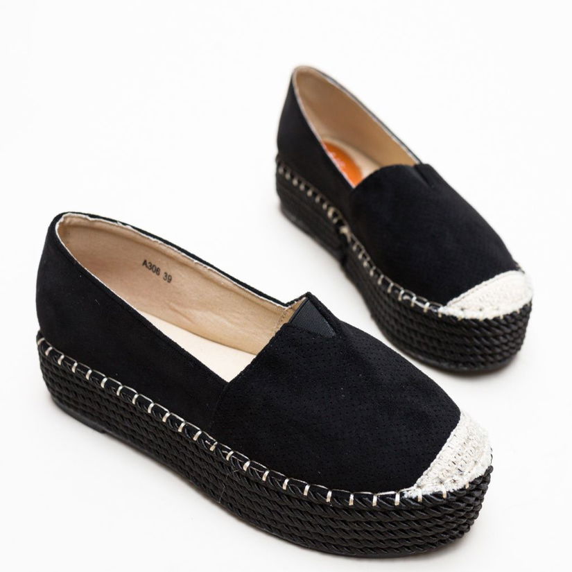 Espadrile Hexagon Negre