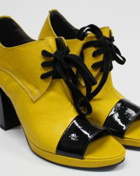 pantofi cu galben