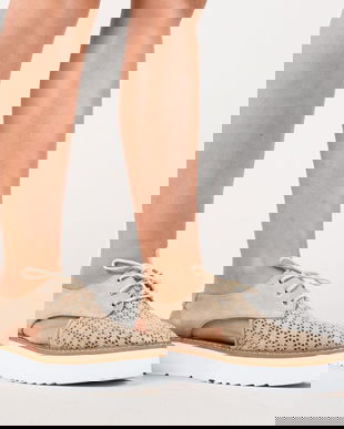 Pantofi Casual Lizia Bej