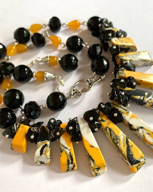 YELLOW RAYS-onix,compozit,agate