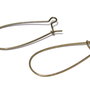 Tortite cercei din alama, bronz, 20x43 mm