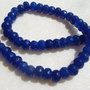 Jad albastru rondele fatetate aprox 8x5 mm