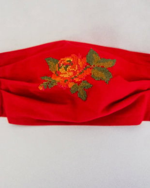 Masca protectie model traditional trandafir