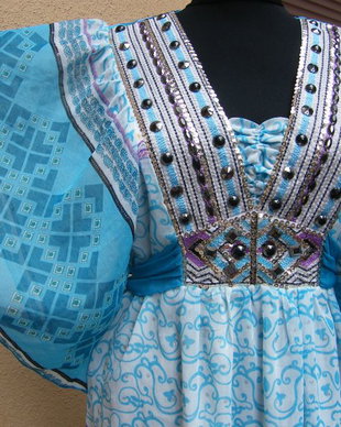 Bluza voal cu paiete