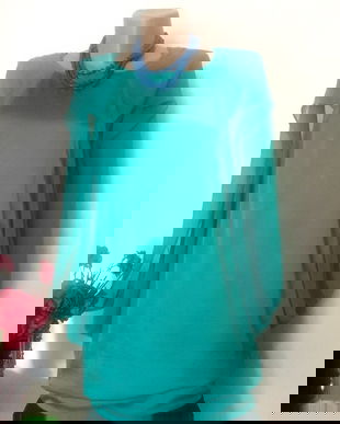 Bluza turcoise model capa