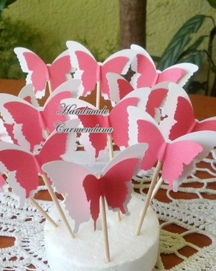 Fluturi decorativi- cake toppers