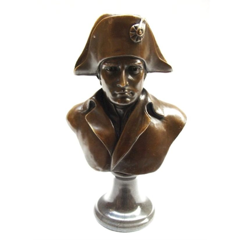 Napoleon- statueta din bronz pe un soclu din marmura