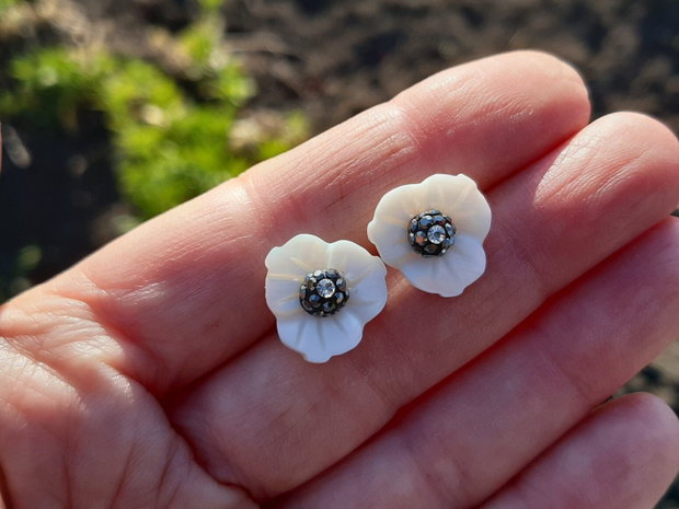 Cercei flori sea shell