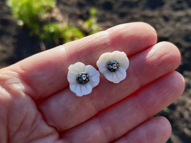 Cercei flori sea shell