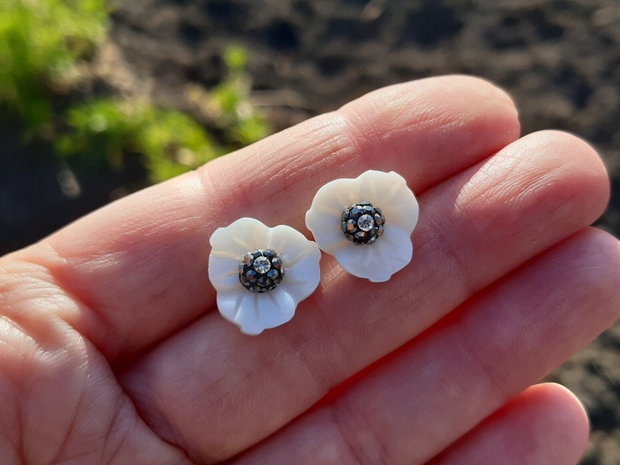 Cercei flori sea shell