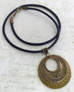 Pandantiv boho zamac bronz