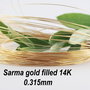 Sarma gold filled 14K, 0.315mm (0.5)