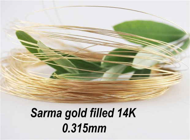 Sarma gold filled 14K, 0.315mm (0.5)
