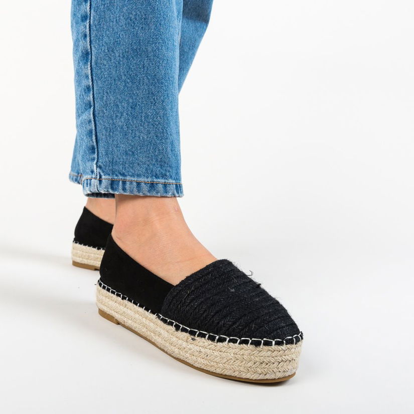 Espadrile Prisha Negre