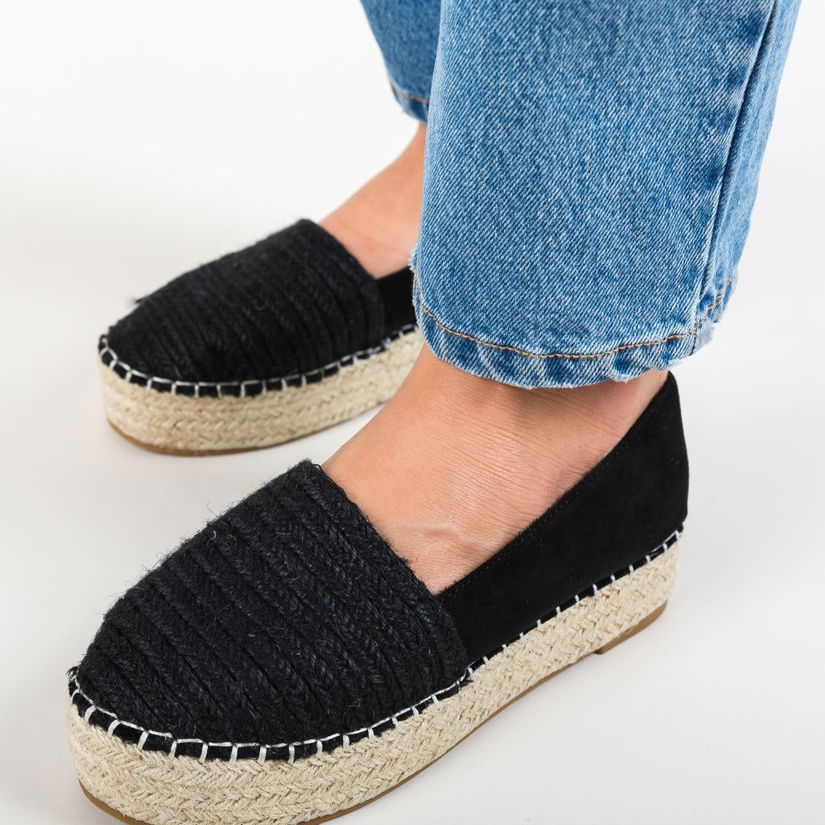 Espadrile Prisha Negre