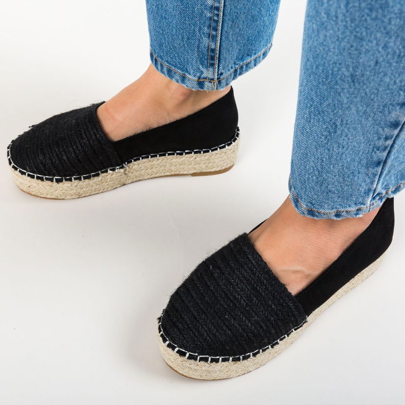 Espadrile Prisha Negre