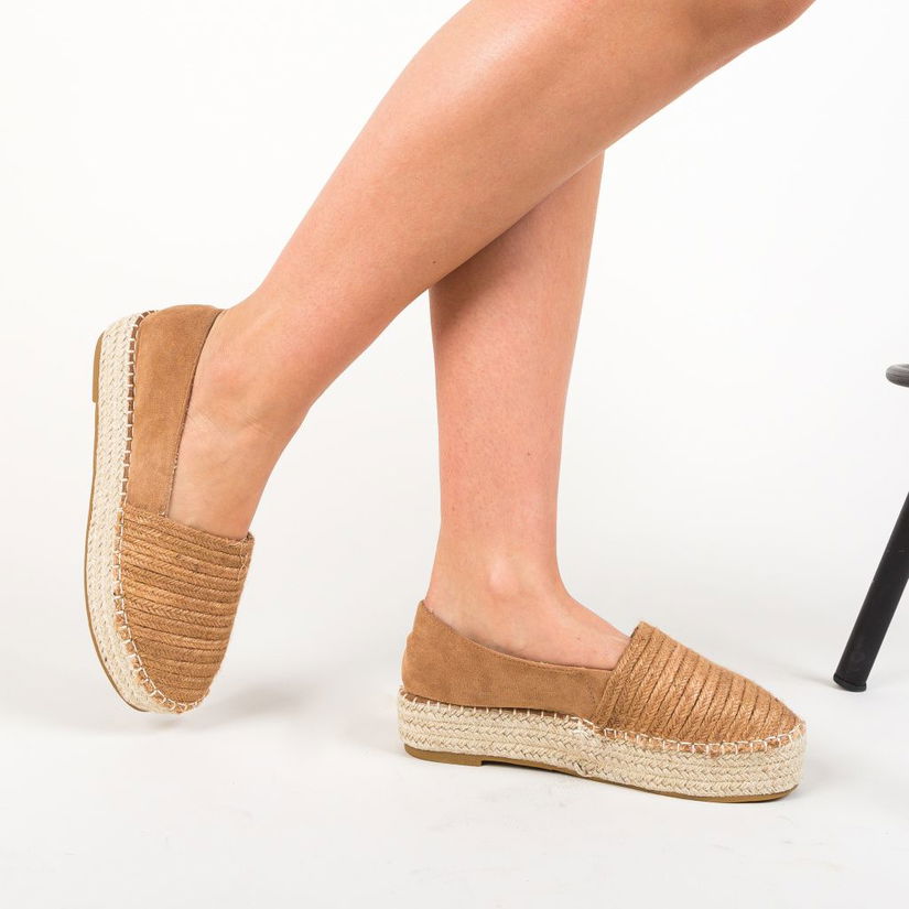 Espadrile Prisha Camel