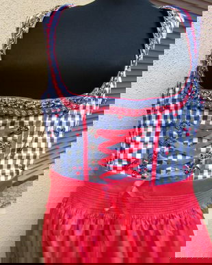 Nou-sarafan rustic cu sorțuleț