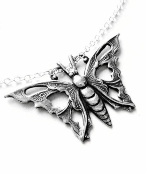 Colier argint cu fluture
