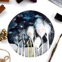 Magic Moon - Pictura Originala in Acuarela - Nature & Colors Collection