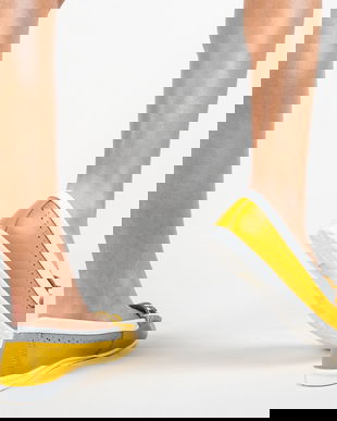 Pantofi Bordo Galbeni