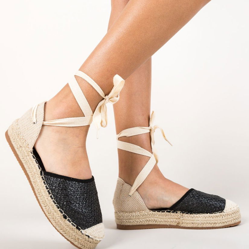 Espadrile Hiba Negre