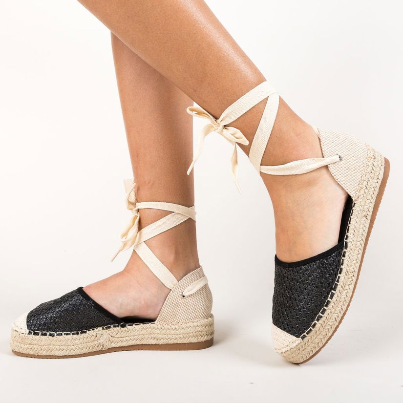 Espadrile Hiba Negre