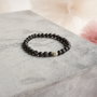 Bratara cu margele de Onix si Lava