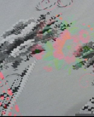 Runner cu broderie manuala