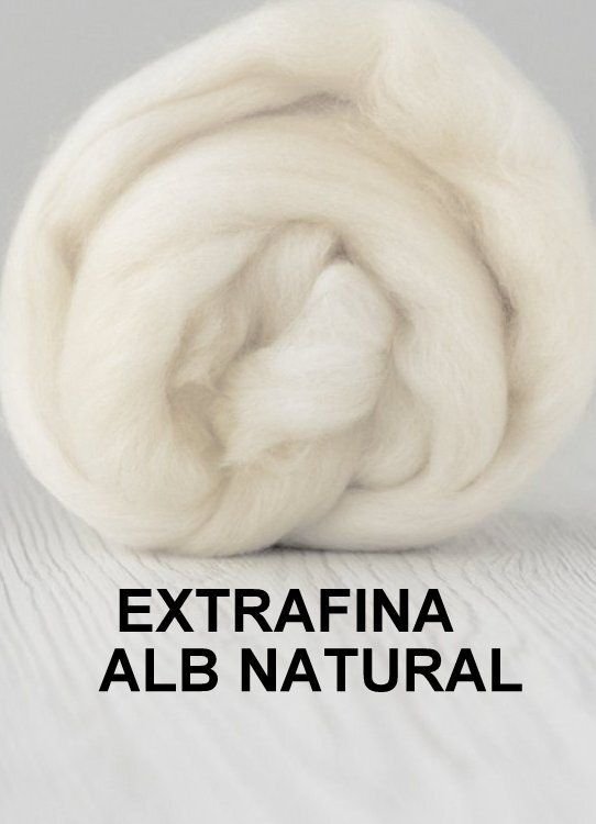lana extrafina -ALB NATURAL-50g