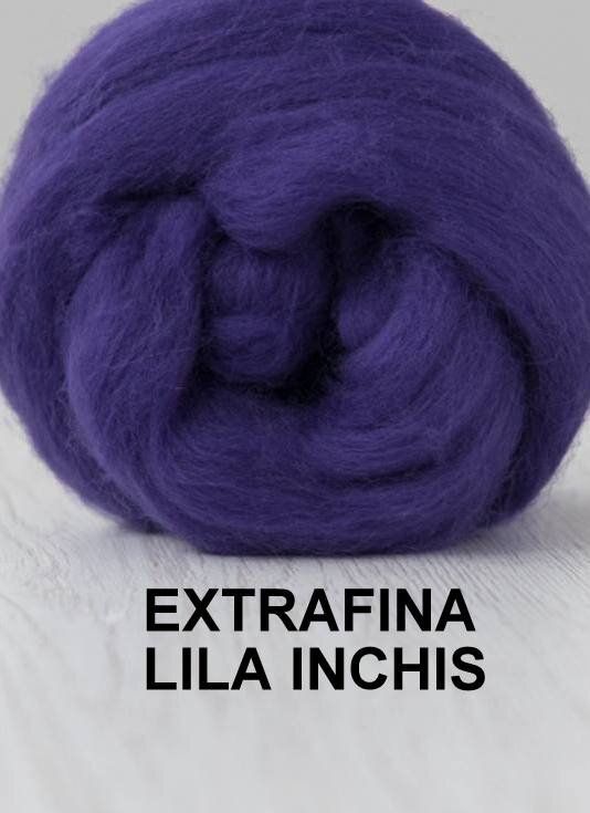 lana extrafina -LILA INCHIS-50g