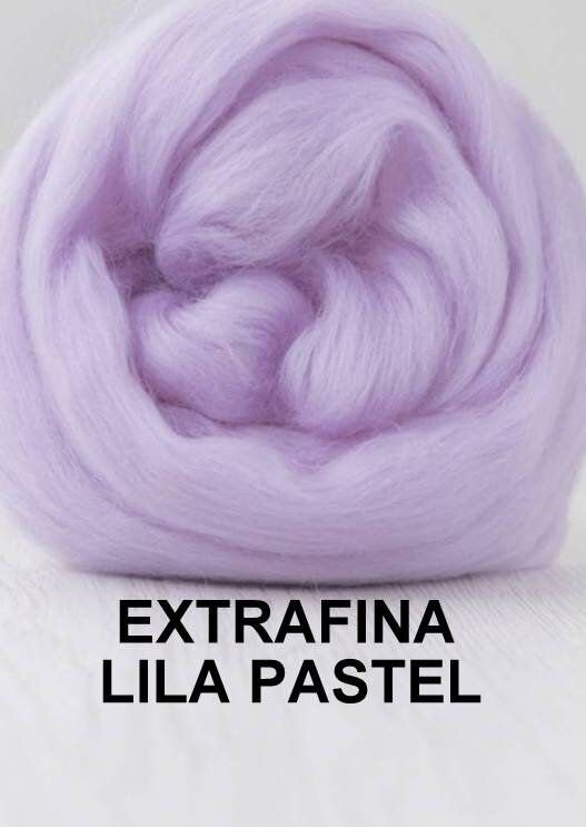 lana extrafina -LILA PASTEL-50g