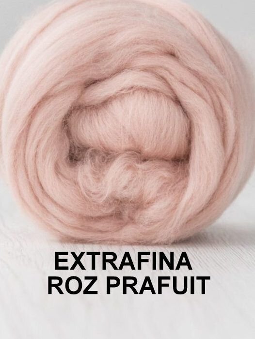 lana extrafina -ROZ PRAFUIT-50g