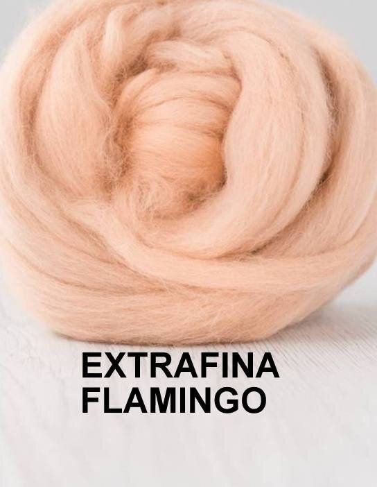 lana extrafina -FLAMINGO-50g