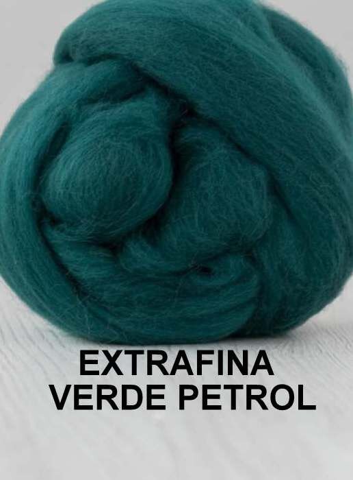 lana extrafina -VERDE PETROL-50g