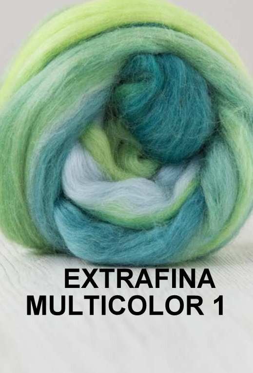 lana extrafina -MUTICOLOR 1-50g